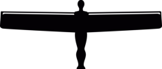 Angel Of The North Gateshead Line Tracing Svg Vector, Free Vectors File